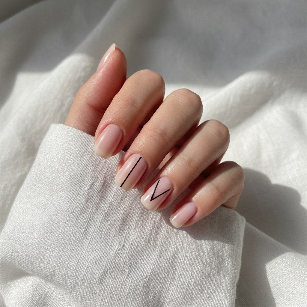 Unghii scurte și elegante: Idei de design minimalist care arată impecabil în orice context