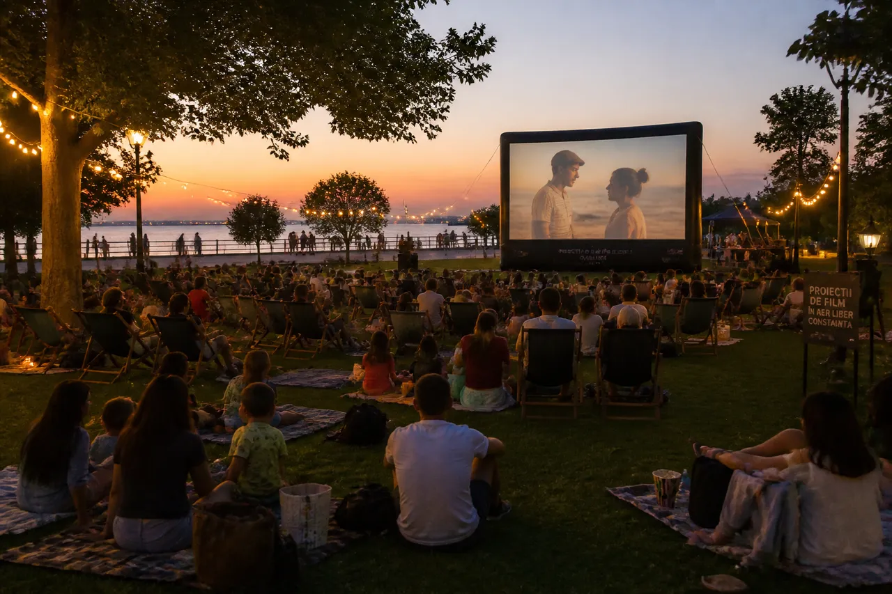 cinema în aer liber Constanța festival film cartier