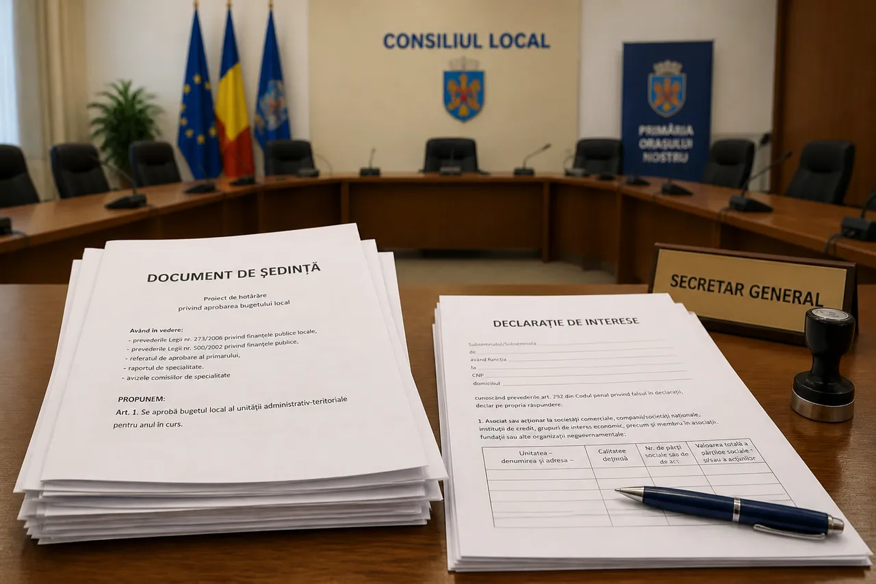 conflict de interese în administrația locală și declarație de interese