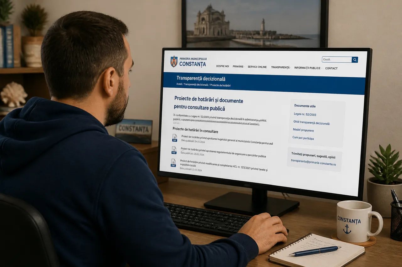 consultare publică proiect hotărâre consiliu local Constanța