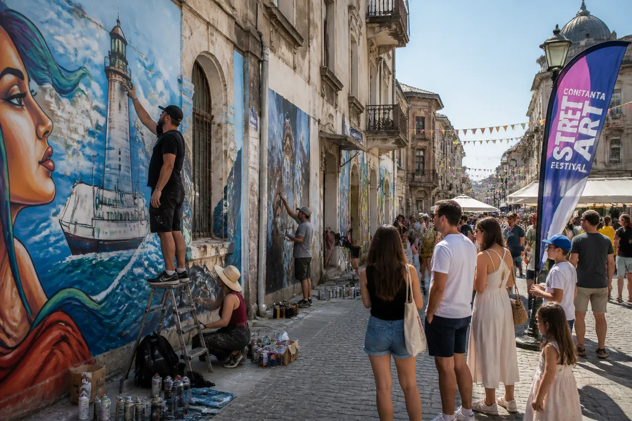festival artă stradală Constanța centrul vechi