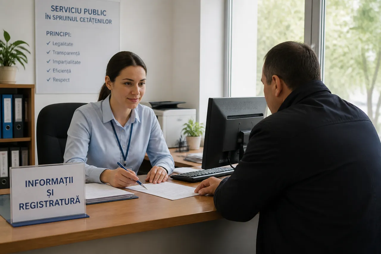 funcționar public ghișeu administrație locală Constanța