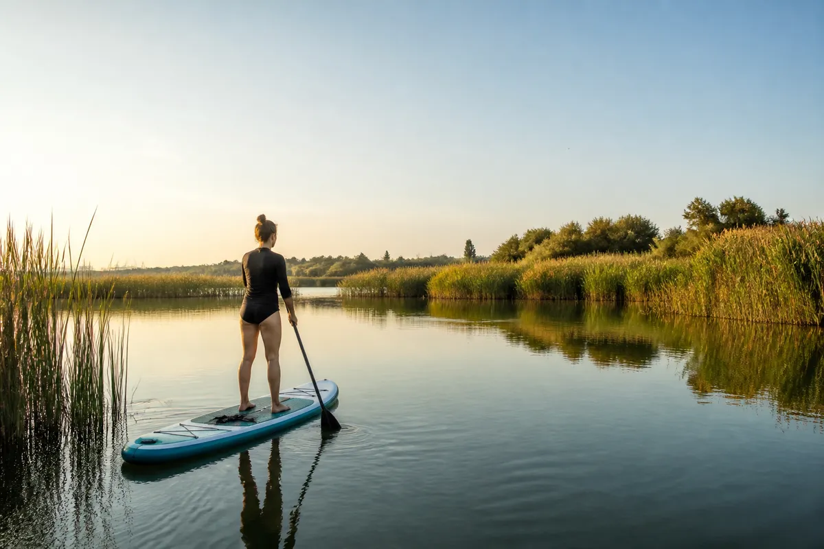 kayaking paddleboard lacuri Constanța Techirghiol Siutghiol vară