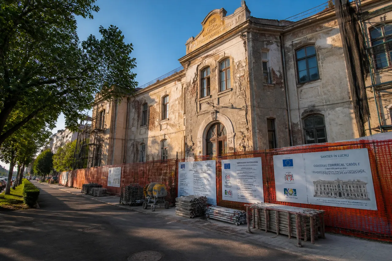 Lucrările de reabilitare la Colegiul Comercial Carol I din Constanța încep pe 24 august