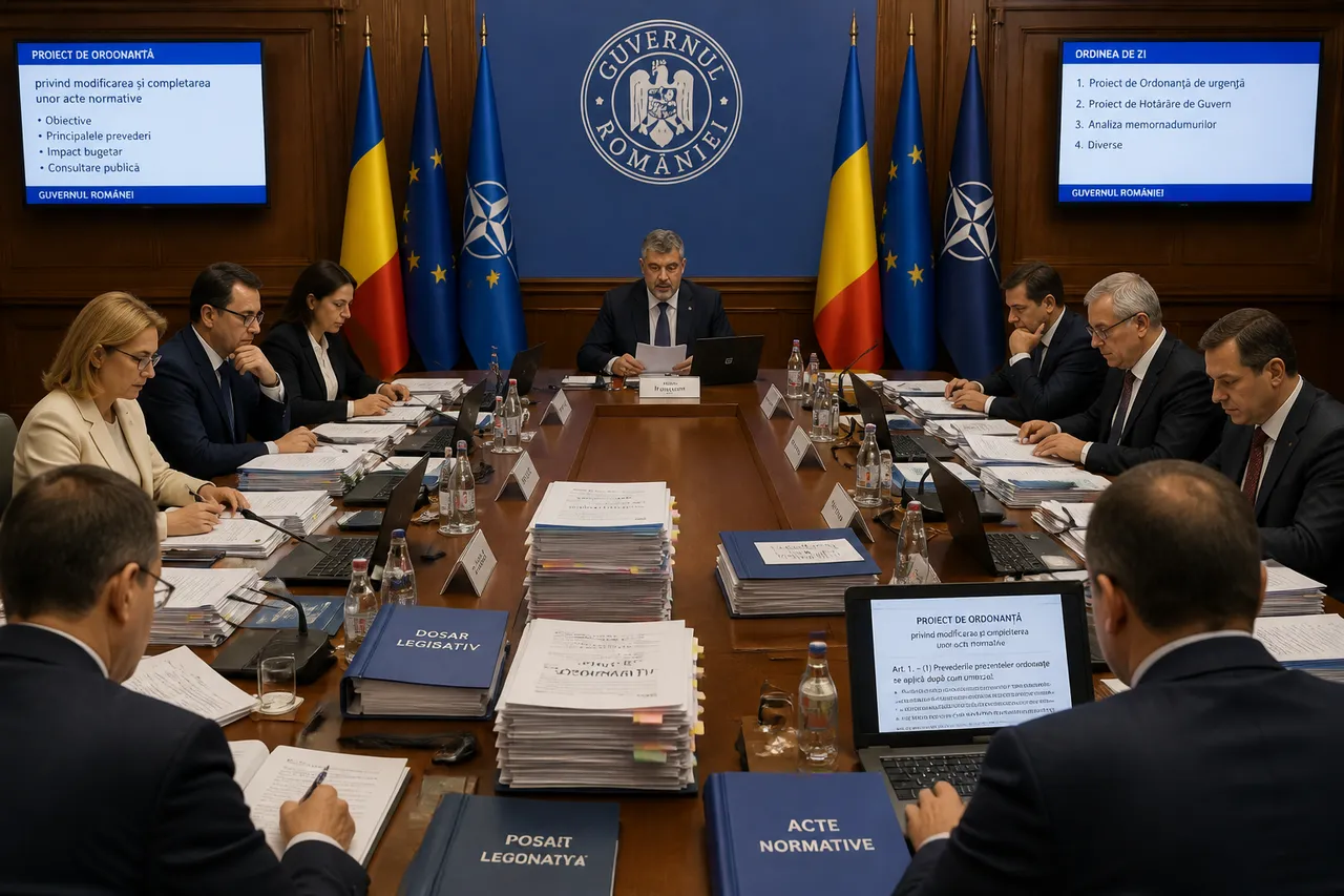 ordonanță de urgență adoptată de Guvern