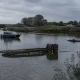 Patrulare pe Dunăre după suspiciuni de furt de la barjele scufundate lângă Izvoarele