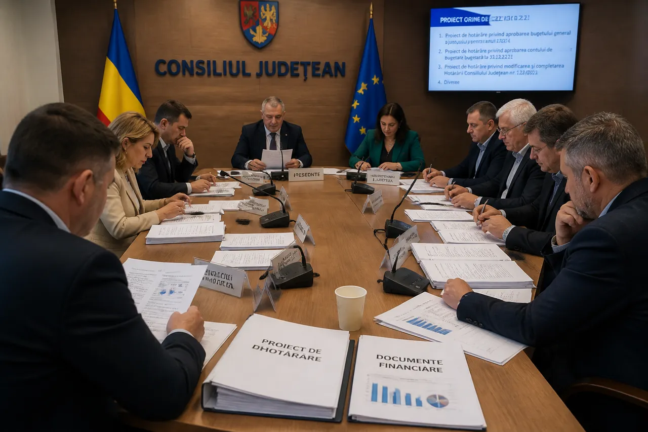 rectificarea bugetului județului Constanța și decizii ale Consiliului Județean