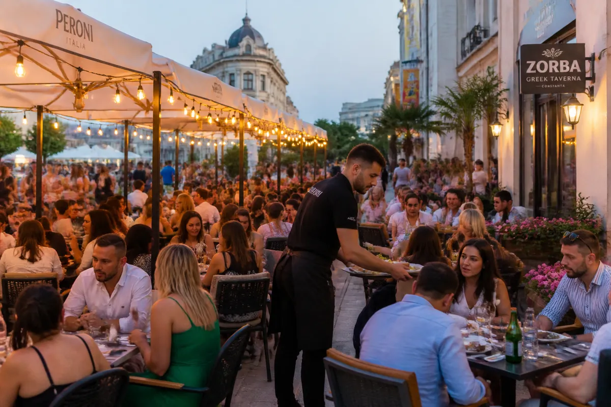 restaurante și terase Constanța sezon estival