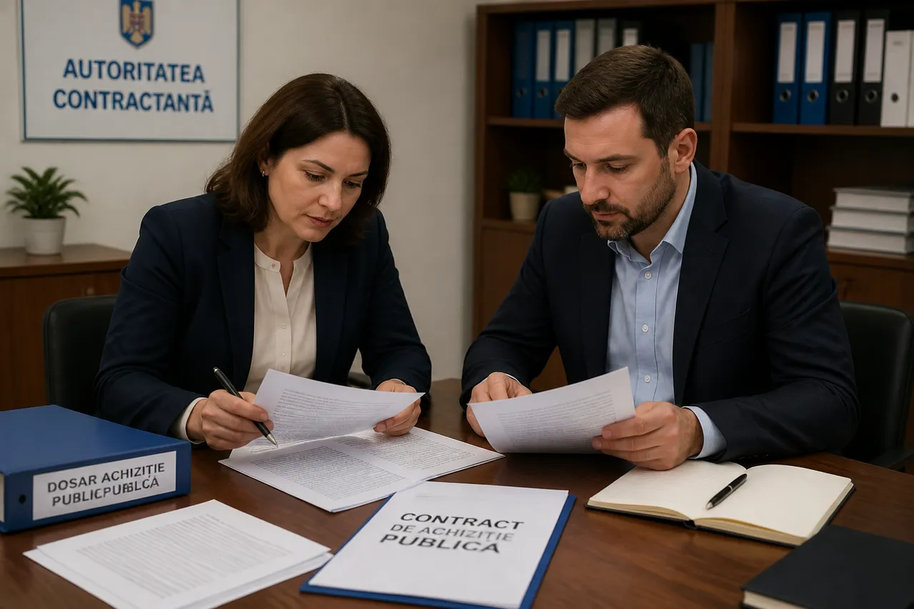 semnare contract după soluționarea contestației