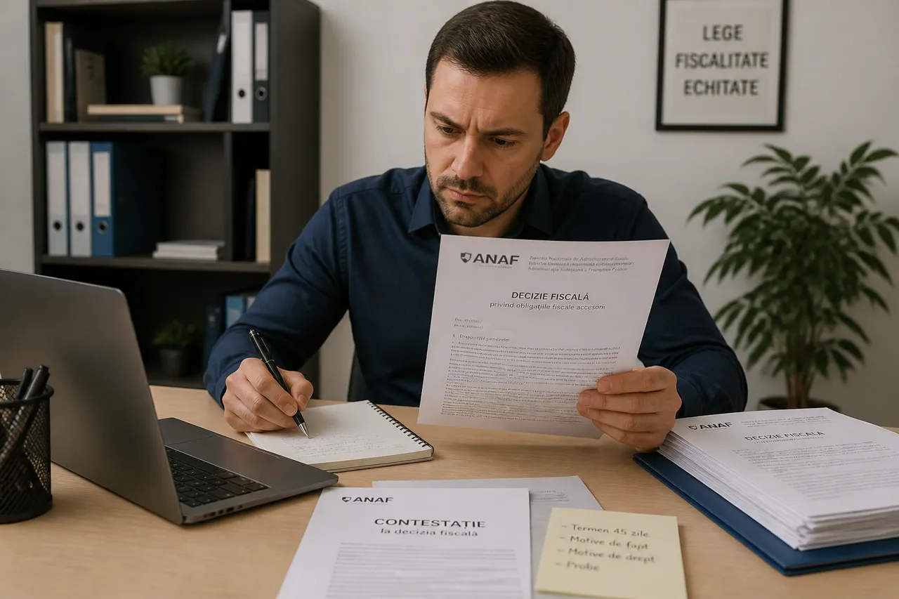 termen contestație fiscală și decizie de impunere